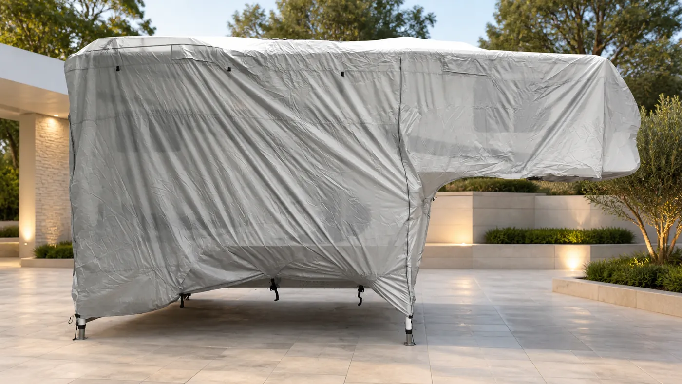 Truck Camper Cover view 2